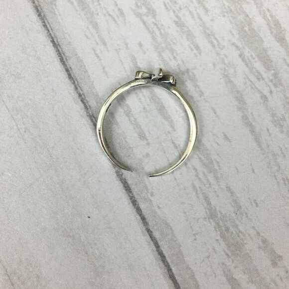 Dragonfly Sterling Silver Toe Ring Midi Ring - Picture 4 of 4